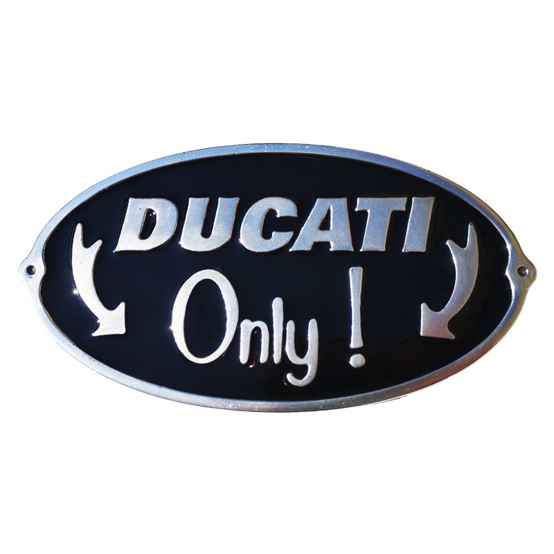 Plaque ducati only