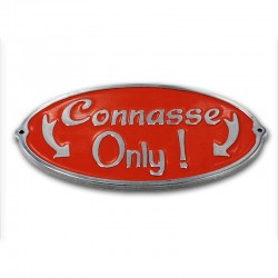 plaque connasse only orange 3/4